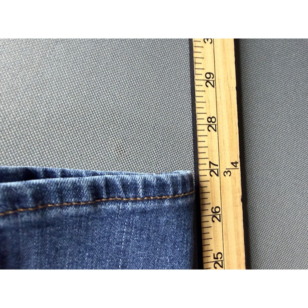 Loft Curvy Skinny Jeans Womens Blue Medium Wash Denim 32x27 - Picture 11 of 11
